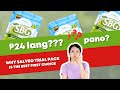 ₱24 nalang!? | Original and Legit SalveoWell Barley Grass | SBG Trial Pack!