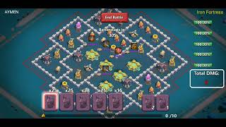 clash of lords 2 battle royale cloister of terror 1 shot+iron fortress 8 billion