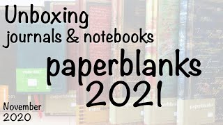 Paperblanks MINI, MAXI & ULTRA size journals & notebooks unboxing