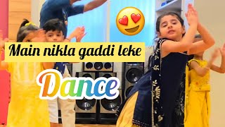 Main Nikla Gaddi Leke dance | Gadar 2 | kids dance cover | Easy step for kids |