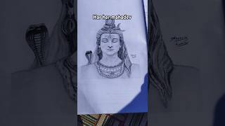 Har har mahadev #art #portrait #portraitsketch #drawing #sketch #youtubeshorts #youtube