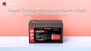 Dr.Prepare | 12V 8Ah LiFePO4 Battery