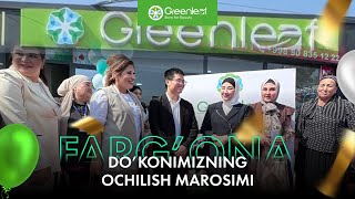 Do'konimizning ochilish marosimi | Церемония открытия нашего магазина #GREENLEAFOFFICIAL