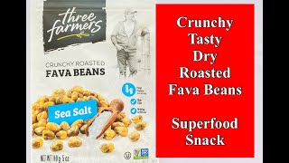 Crunchy Tasty Dry Roasted Fava Beans - A Superfood Snack