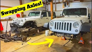 Time Lapse Footage! Swapping Axles!