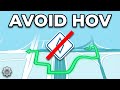 How to Avoid HOV Lanes on Waze | Navigation Tips