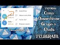 ✅Cómo DESARCHIVAR CHATS o GRUPOS en TELEGRAM Fácil 💯Como sacar de Archivados los chats.