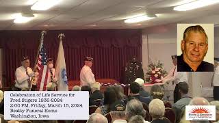 Fred Stigers Celebration of Life Service