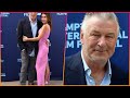 Alec Baldwin pictured on the red carpet with wife Hilaria for the first time since the Rust