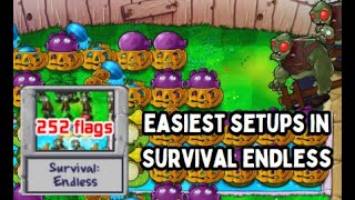 PvZ: Easiest Survival Endless Setups | 2025