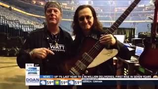 Rush bassist Geddy Lee using local musician's invention