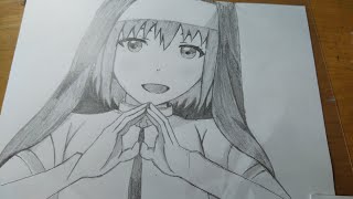 Drawing‐【アナログイラスト】アイリス描いてみた！！！【炎炎ノ消防隊】