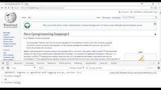 The history object in JavaScript