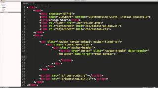 Bootstrap 3 Navbar Tutorial