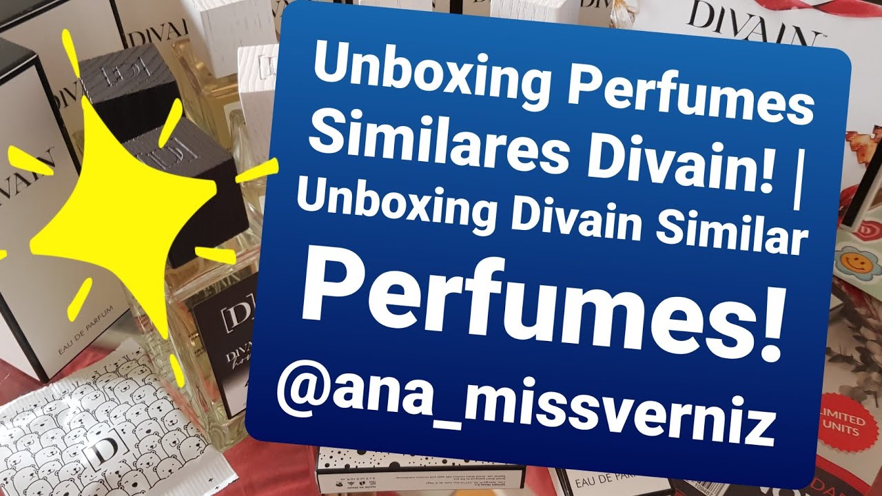 Unboxing Perfumes Similares Divain! Unboxing Divain Similar Perfumes ...