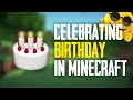 Today Birthday Celebration In Minecraft SMP