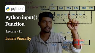 Input Function in Python: Get User Input | Lecture - 11 | Beginner Python Tutorial
