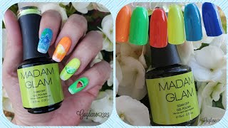 New Madam Glam Neon Gel Polishes