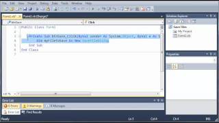 Visual Basic Tutorial - 130 - SaveFileDialog
