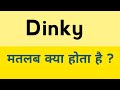 Dinky meaning in hindi | Dinky ka matlab kya hota hai  ?