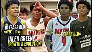 Jalen Green's AMAZING Evolution Through The Years! From PAPER THIN 14 Y/O To Potential #1 Pick