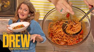 Drew Shares How to Make Her Favorite Chickpea Pasta Dish