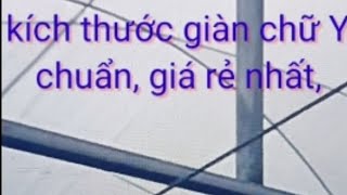 @Kích thước, số đo, chuẩn nhất cho giàn nho chữ Y #tran lê,nho đen, nho sữa,