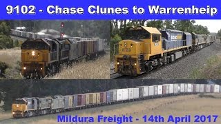 9102 - XR559 X43 G524 Clunes, Tourello, Invermay \u0026 Warrenheip Bank 14th April 2017