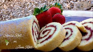 Swiss Roll | Jam Roll | Cake Roll | An Old English Recipe