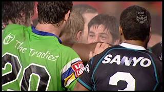 Ryan Hinchcliffe vs Luke Priddis - Raiders vs Panthers FIGHT!!!! 2007