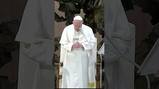 Pope Francis gives his solemn blessing