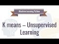 Machine Learning Tutorial Python - 13:  K Means Clustering  2019