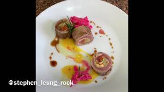 Fine dining can be -Homemade Veal Roulade