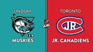 OJHL Highlights | Lindsay Muskies VS Toronto Jr. Canadiens | September 10, 2023