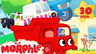 BIG RED TRUCK! My Magic Pet Morphle | Cartoons For Kids | Morphle | Mila and Morphle Trucks For Kids