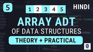 What is Array ADT + Python Practical | Array Data Structure | Python Data Structure in Hindi