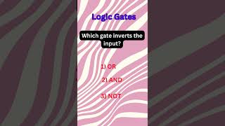 NOT gate #shorts #logicgates #electronic #electroniccircuits #electroniccomponents