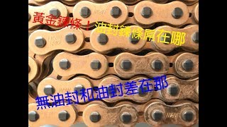 EK黃金鍊條！RK無油封鍊屌在哪？Gold chain! Where is the oil-free seal chain?