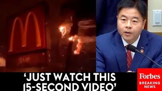 Ted Lieu Plays Shocking Video Of California Wildfires To Refute Republicans' Claims