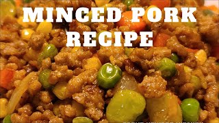 Mom's Style MINCED PORK RECIPE