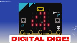 Digital Dice with Micro:bit | Shake to Roll Random Numbers!