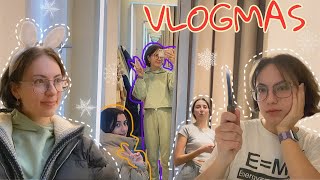 VLOGMAS: ночёвка у подруги и обмен новогодними подарками