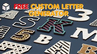 FREE SVG Generator - Design and Sell Unique Letters!