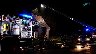 Feuereinsatz: Wohnhausbrand in Wiesmoor