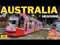 Melbourne CBD winter cold day walk 2024 in 4K |Melbourne CBD 4k walk