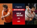 Bublik vs Martinez R128 Match Highlights #IBI23