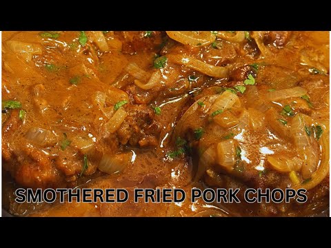 Pork chops covered in onion sauce Recipe