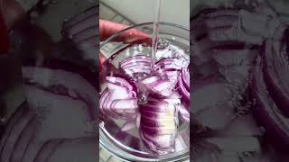Soak Your Red Onion