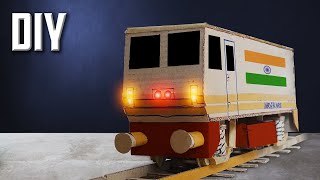How To Make A Train Engine With Cardboard Easy | Coolest Cardboard Train (Easy DIY)