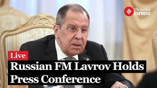 LIVE: Russian Foreign Minister Sergei Lavrov Holds Press Conference With Foreign Journalists